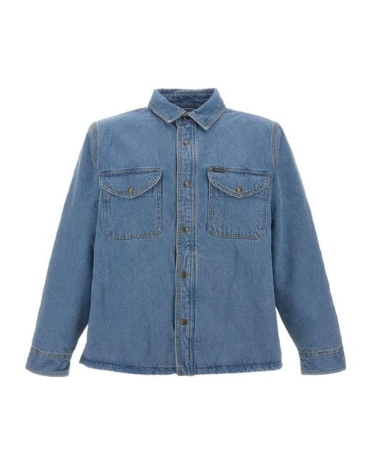 Filson Blue Long-Sleeved Denim Jacket for men