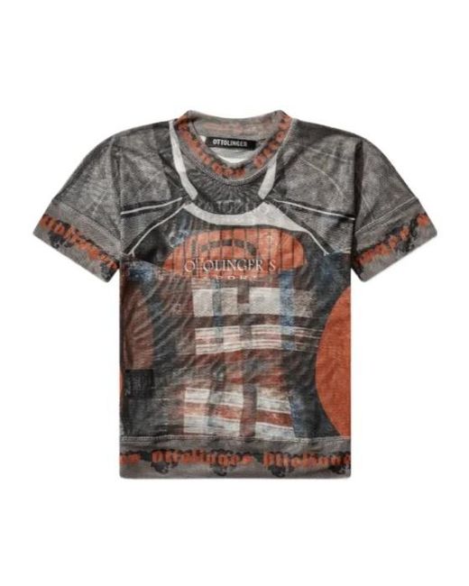 OTTOLINGER Gray Patterned T-Shirt