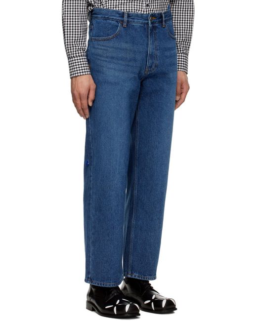 Adererror Blue Jeans With Belt Loops for men