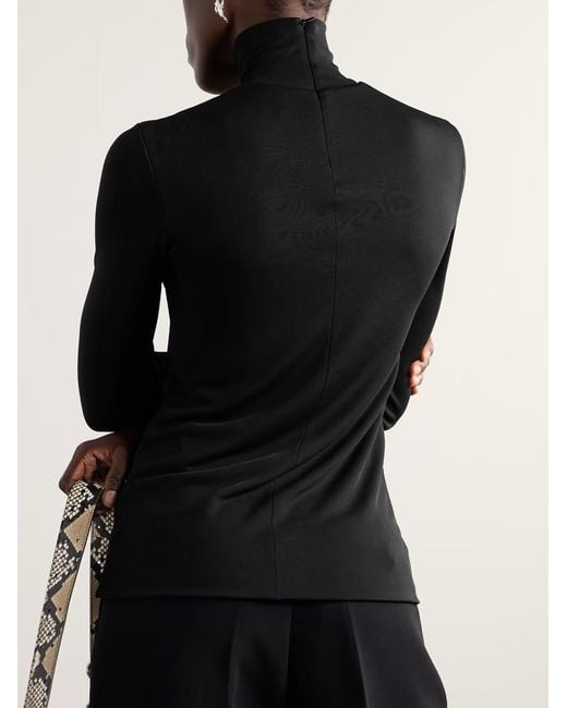 Jil Sander Black High-Necked T-Shirt