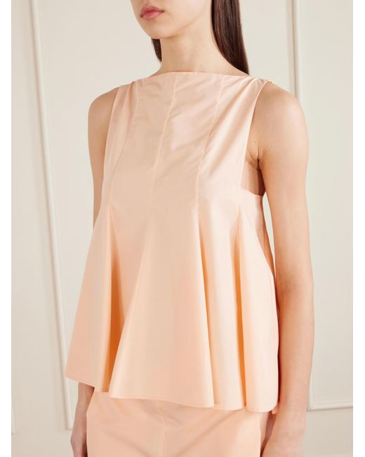 Khaite Pink Marita Patchwork Shirt