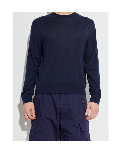 DSquared² Black Crew-Neck Sweater for men