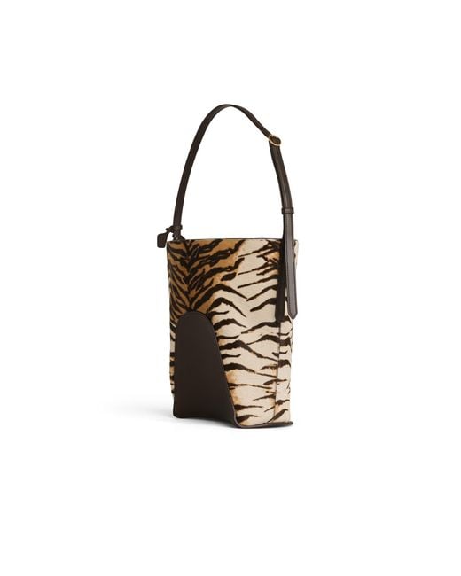 Alaïa White Alaïa Hip Small Bucket Bag