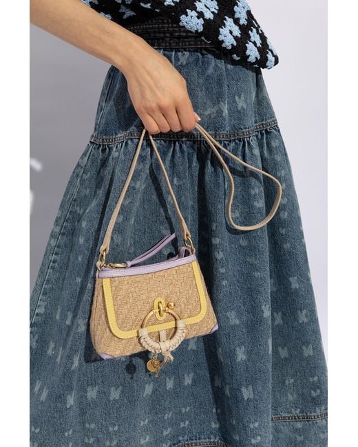 See By Chloé Natural Logo Shoulder Bag