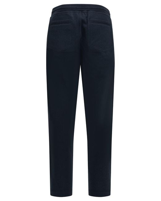 Brunello Cucinelli Blue Drawstring Sweatpants for men