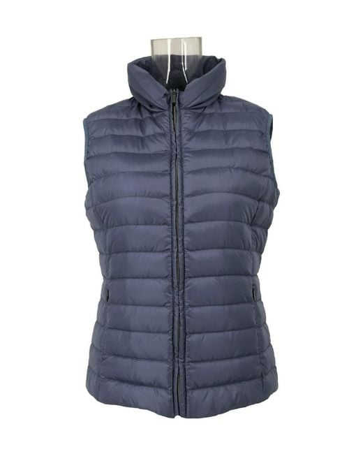 Weekend by Maxmara Blue Sleeveless Down Jacket