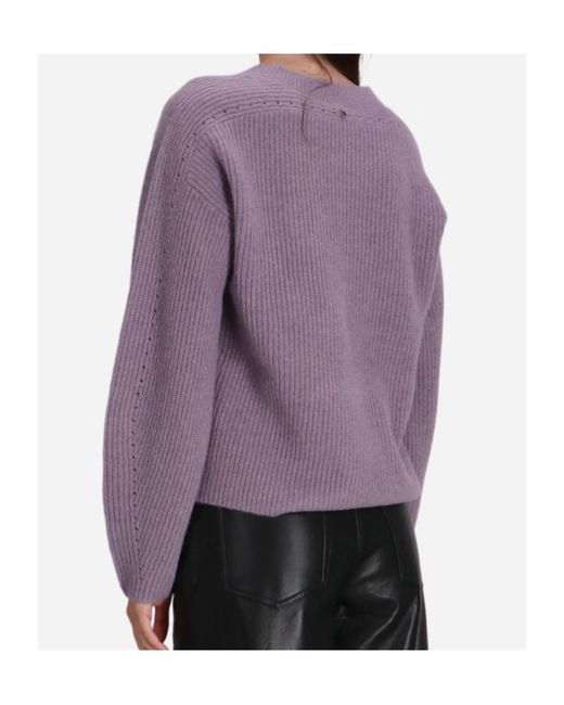 Boss Purple Fenne Sweater