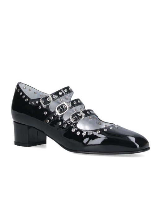 CAREL PARIS Black Camden Mary Janes Pumps