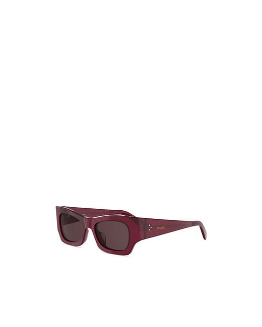 Céline Purple Full-Frame Sunglasses
