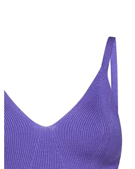 REMAIN Birger Purple Rib Stretch Underwear