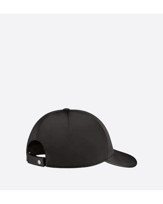 Dior Black Logo Baseball Hat for men