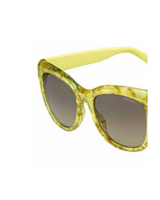 Jimmy Choo Yellow Logo Sunglasses