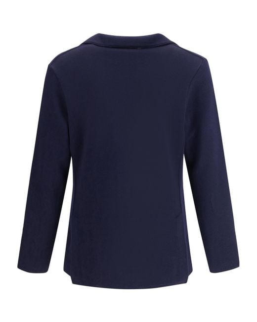 Lardini Blue Patch Pocket Single-Breasted Blazer for men