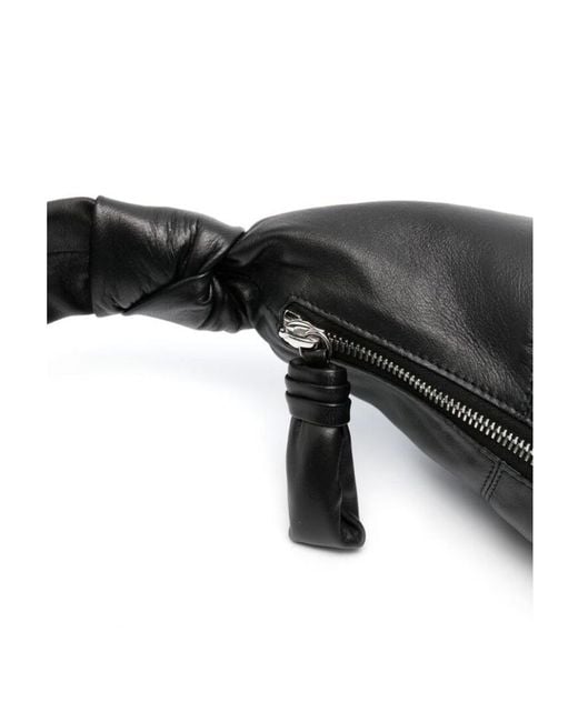 Lemaire Black Croissant Small Shoulder Bag for men