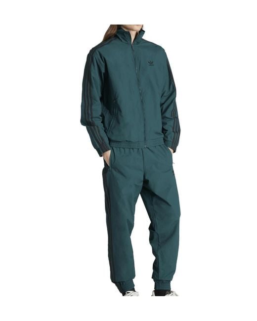 Adidas Originals Green Collar Fullzip Jacket for men