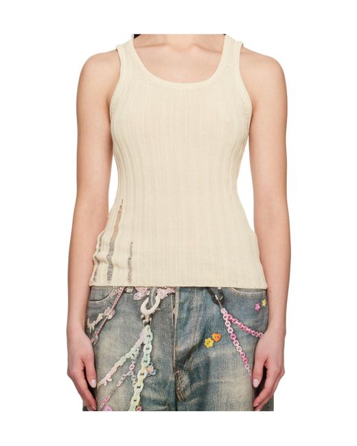 Acne Natural Tank Top