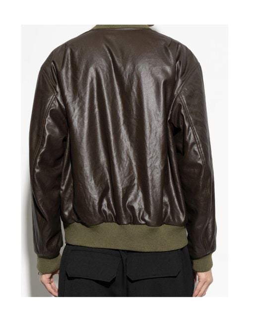 Dries Van Noten Gray Bomber Type Jacket for men