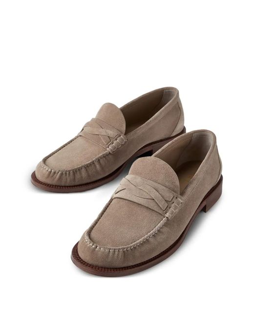 Brunello Cucinelli Brown Twisted Slip-On Loafers for men