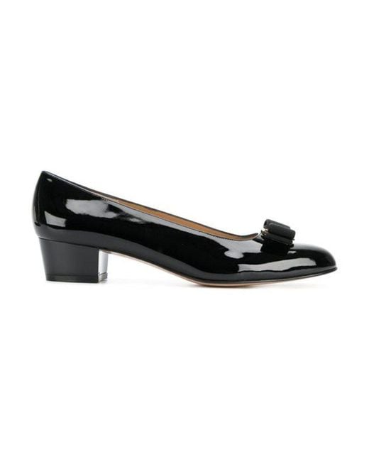 Ferragamo Black Ferragamo Vara Bow Pumps