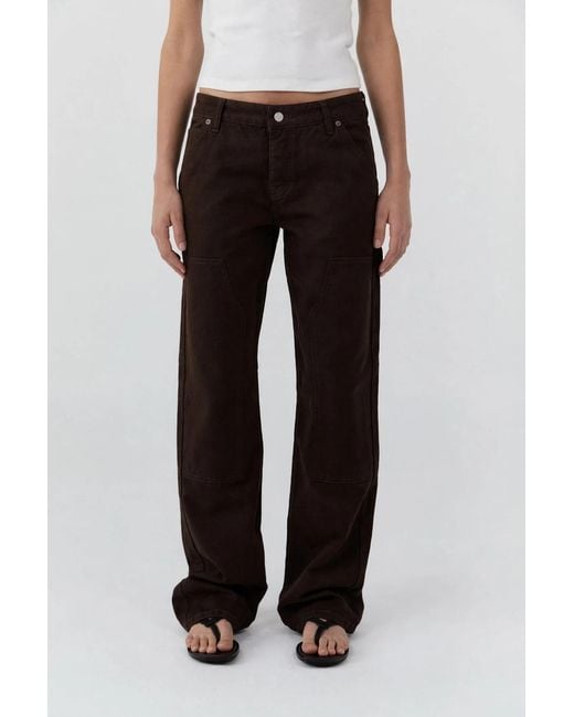 St. Agni Brown Belt Loop Jeans