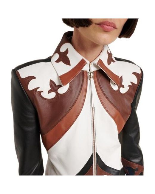 Gabriela Hearst Black Albie Leather Jacket