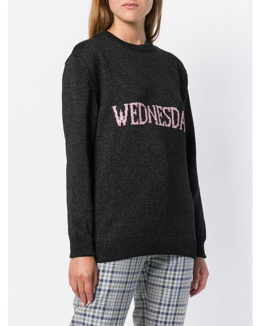 Alberta Ferretti Black Wednesday Knit Jumper