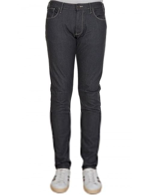 Armani Jeans Gray Logo Jeans for men