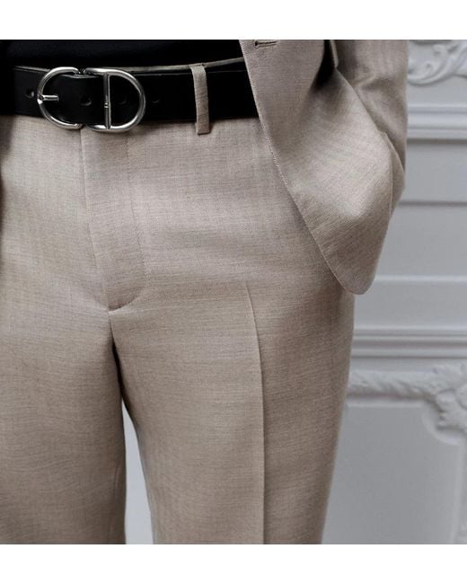 Dior Gray Tailored Pants for men