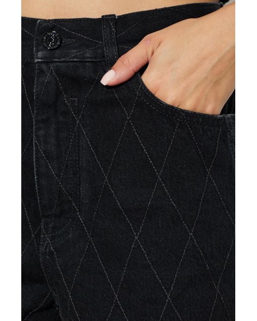 Balmain Black Belt Loop Shorts