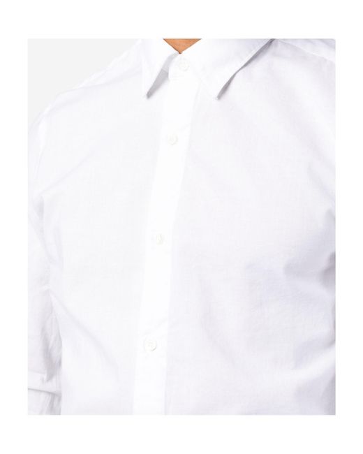 Aspesi White Chambray Shirt for men