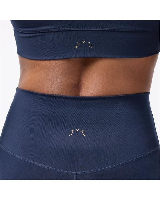 Varley Blue U-Neck Sports Vest
