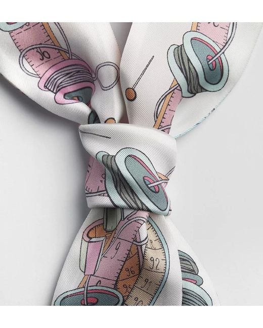 Dior White Atelier Mitzah Scarf