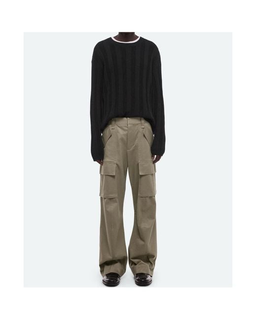 Helmut Lang Gray Khaki Work Pants for men