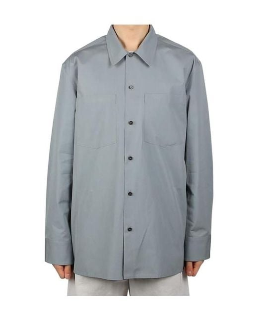Jil Sander Gray Long Sleeve Shirt for men
