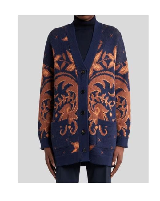 Etro Blue Cardigans