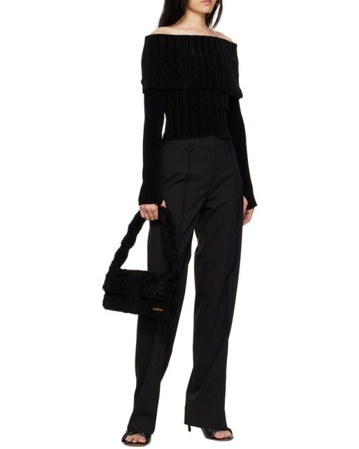 Jacquemus Black Le Bambidou Flap Bag