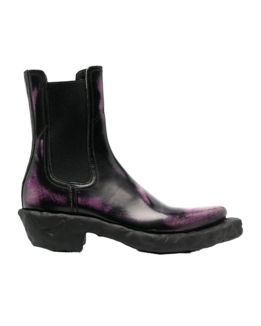 CAMPERLAB Black Venga Pointed-Toe Ankle Boots for men