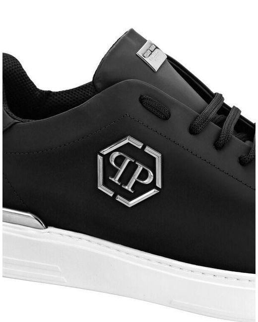 Philipp Plein Black Logo Details Casual Sports Shoes for men