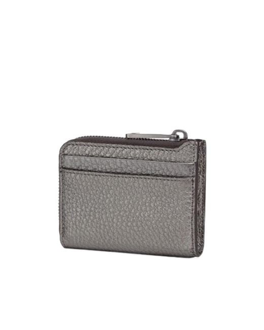 Fendi Gray Logo Card Bag for men