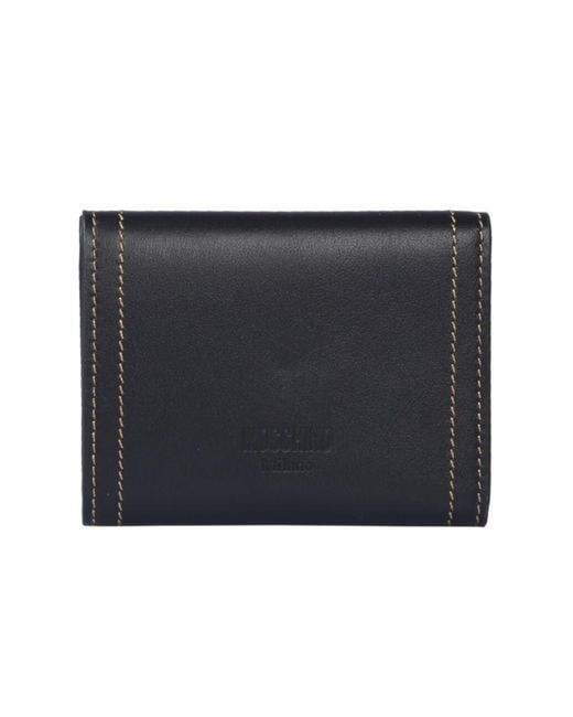 Moschino Blue Logo Wallet