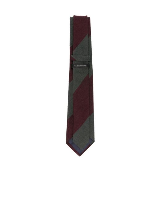 Tagliatore White Pointed Tie for men