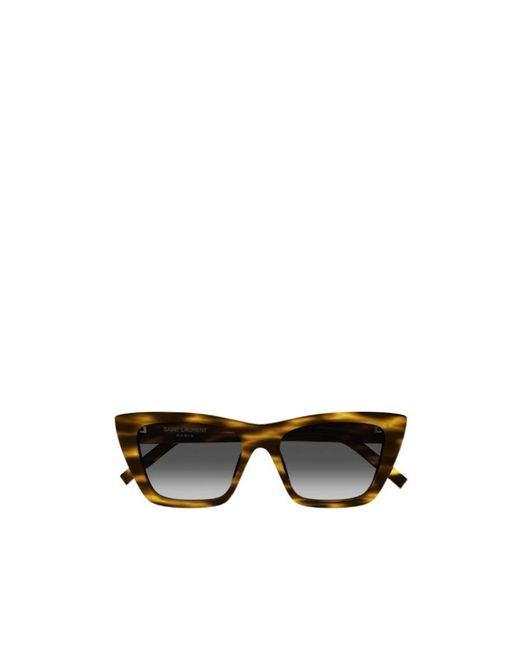 Saint Laurent Multicolor Eyewear Sl 276 Mica Rectangular Sunglasses