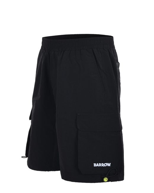 Barrow Blue Logo Cargo Shorts for men