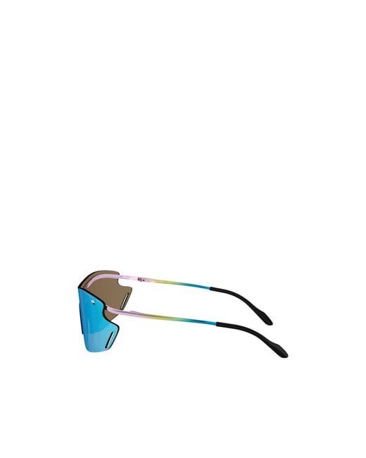 Oakley Blue Geometric Sunglasses for men