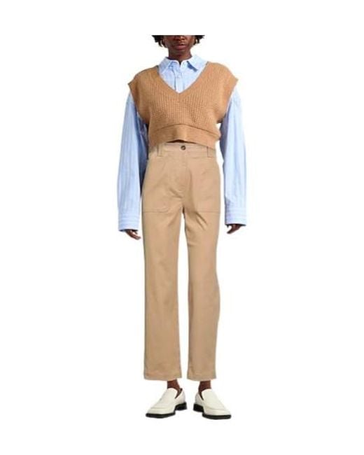 Weekend by Maxmara Natural Slim-Fit Long Pants
