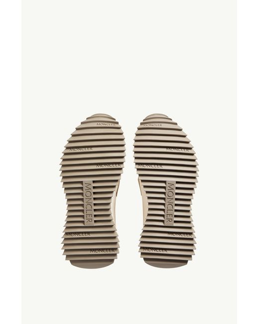 Moncler White Pacey 2 Lace-Up Sneakers