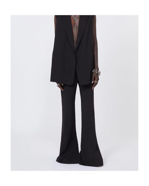 Sportmax Black Fragola Flared Pants