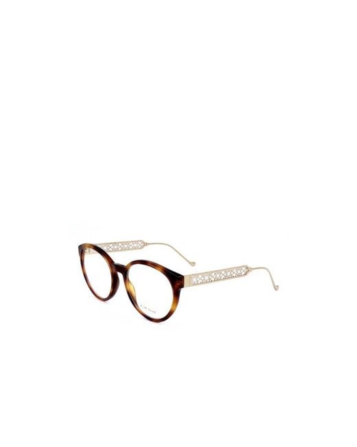 Elie Saab Multicolor Round Frame Glasses