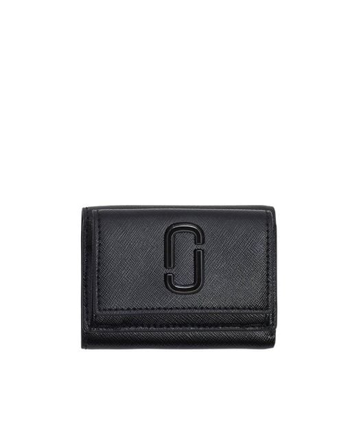Marc Jacobs Black The Utility Snapshot Dtm Mini Trifold Wallet