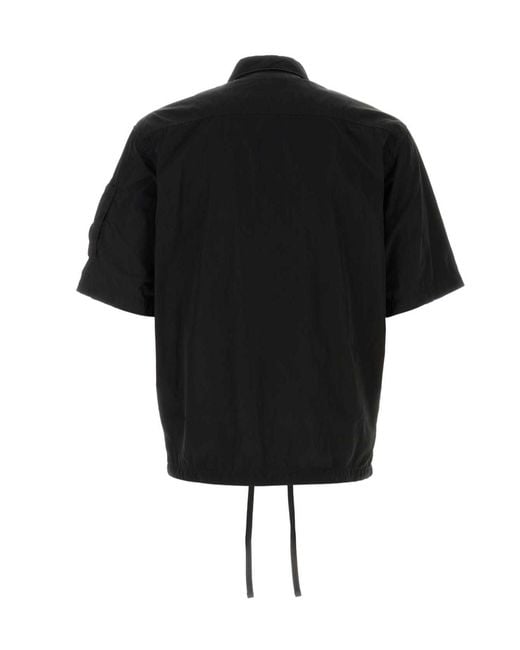 C P Company Black Chrome-R Lens Overshirt Shirt for men